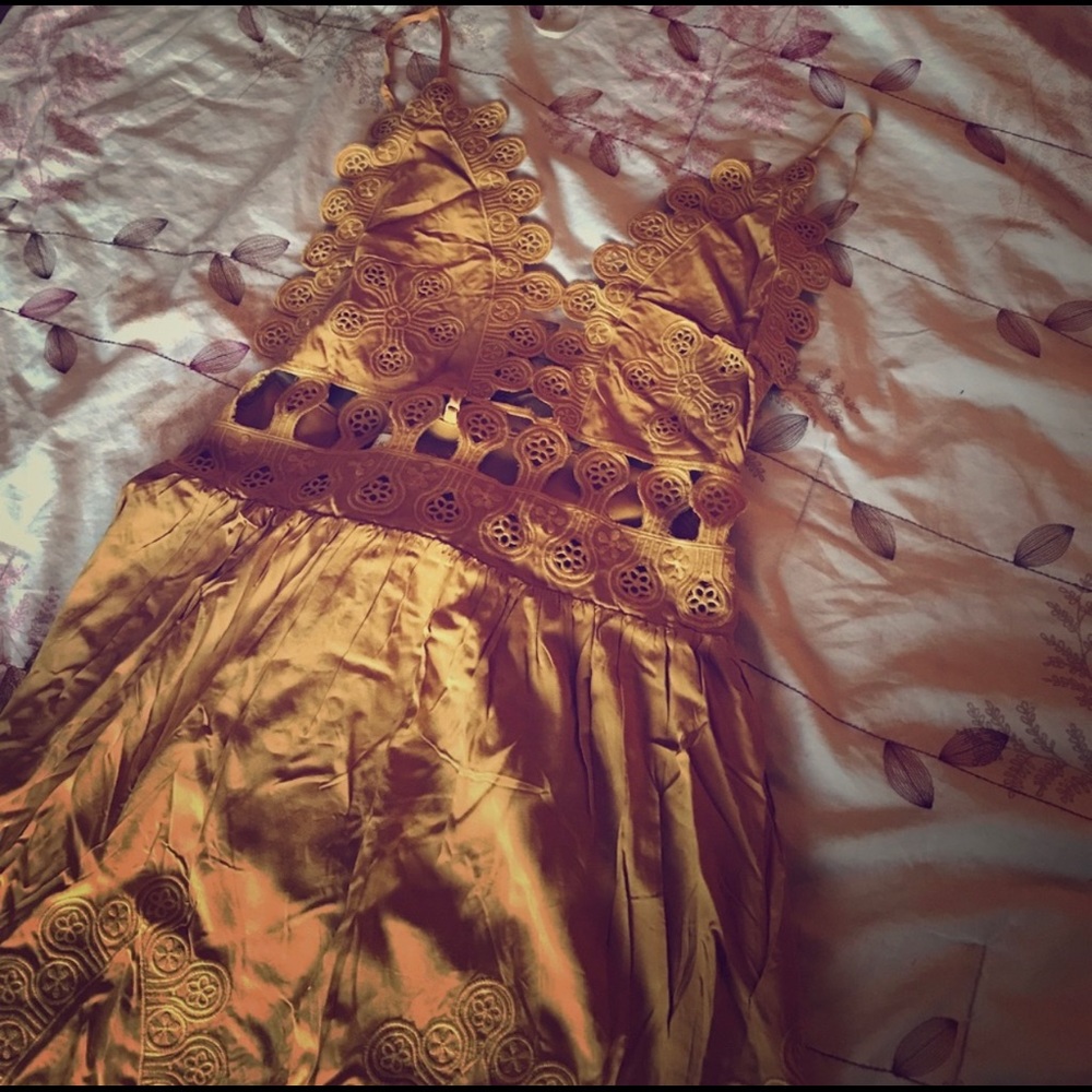 NWT Honey Punch Embroidery Dress Size Small